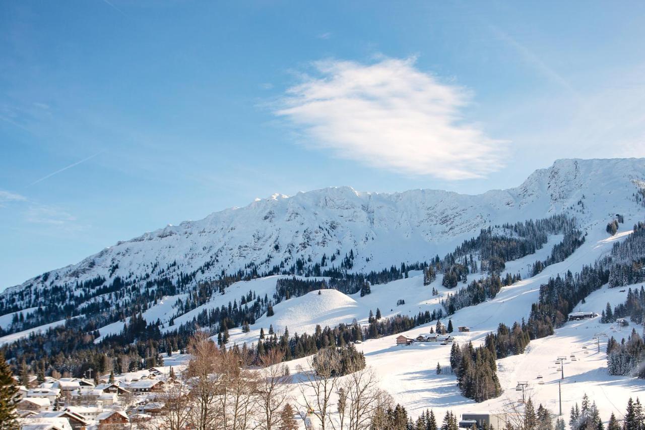Alpin Lodges - Moderne Appartements Mit Zugang Zu 3000 Qm Spa Panoramahotel Oberjoch Bad Hindelang Kültér fotó