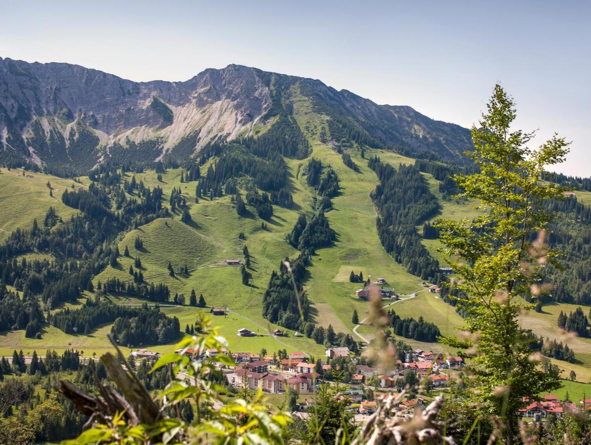 Alpin Lodges - Moderne Appartements Mit Zugang Zu 3000 Qm Spa Panoramahotel Oberjoch Bad Hindelang Kültér fotó