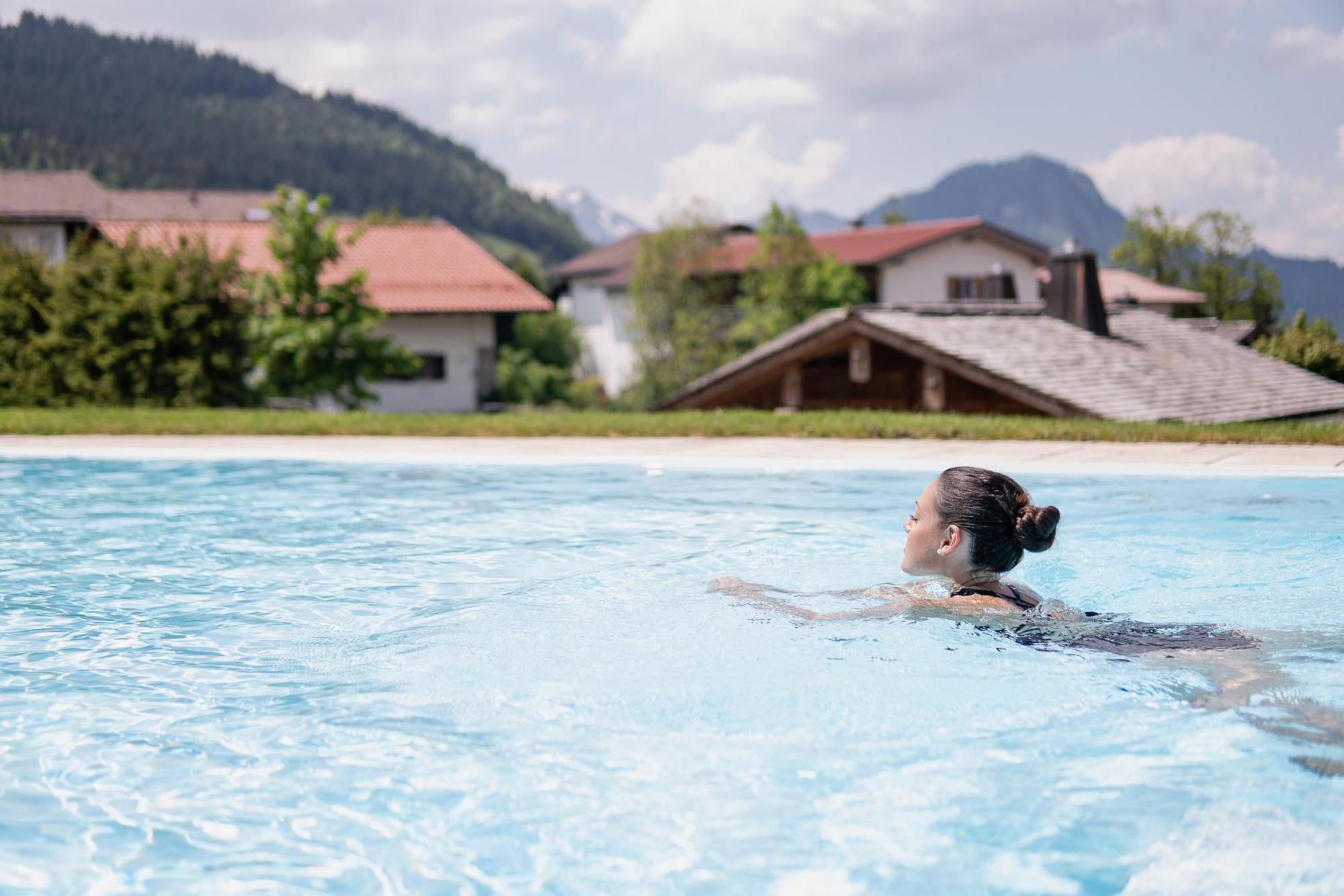 Alpin Lodges - Moderne Appartements Mit Zugang Zu 3000 Qm Spa Panoramahotel Oberjoch Bad Hindelang Kültér fotó