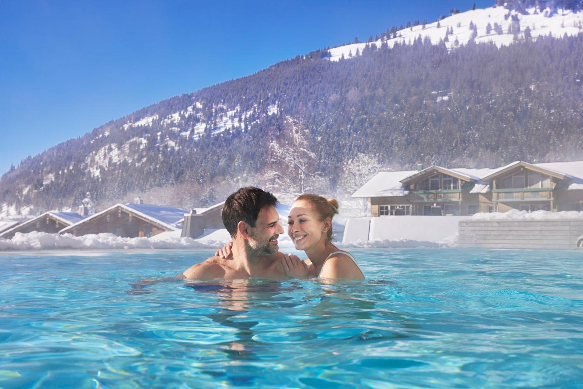 Alpin Lodges - Moderne Appartements Mit Zugang Zu 3000 Qm Spa Panoramahotel Oberjoch Bad Hindelang Kültér fotó